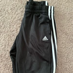 Adidas black joggers
